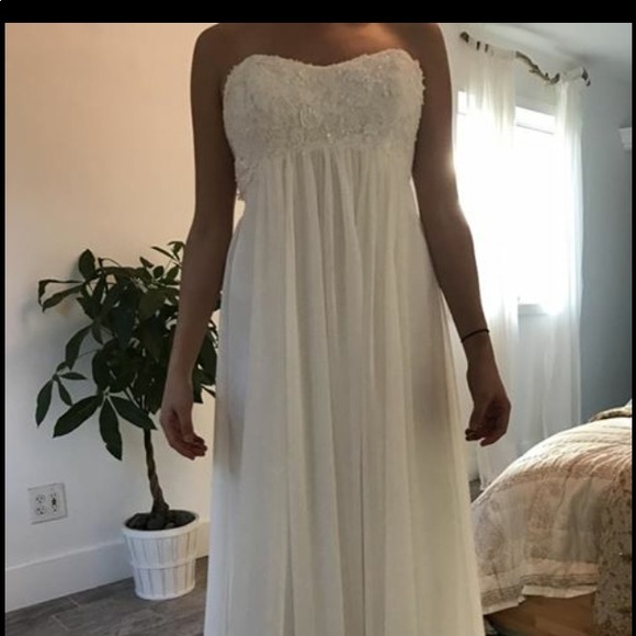 Wedding dress strapless princess cut - Picture 2 of 7